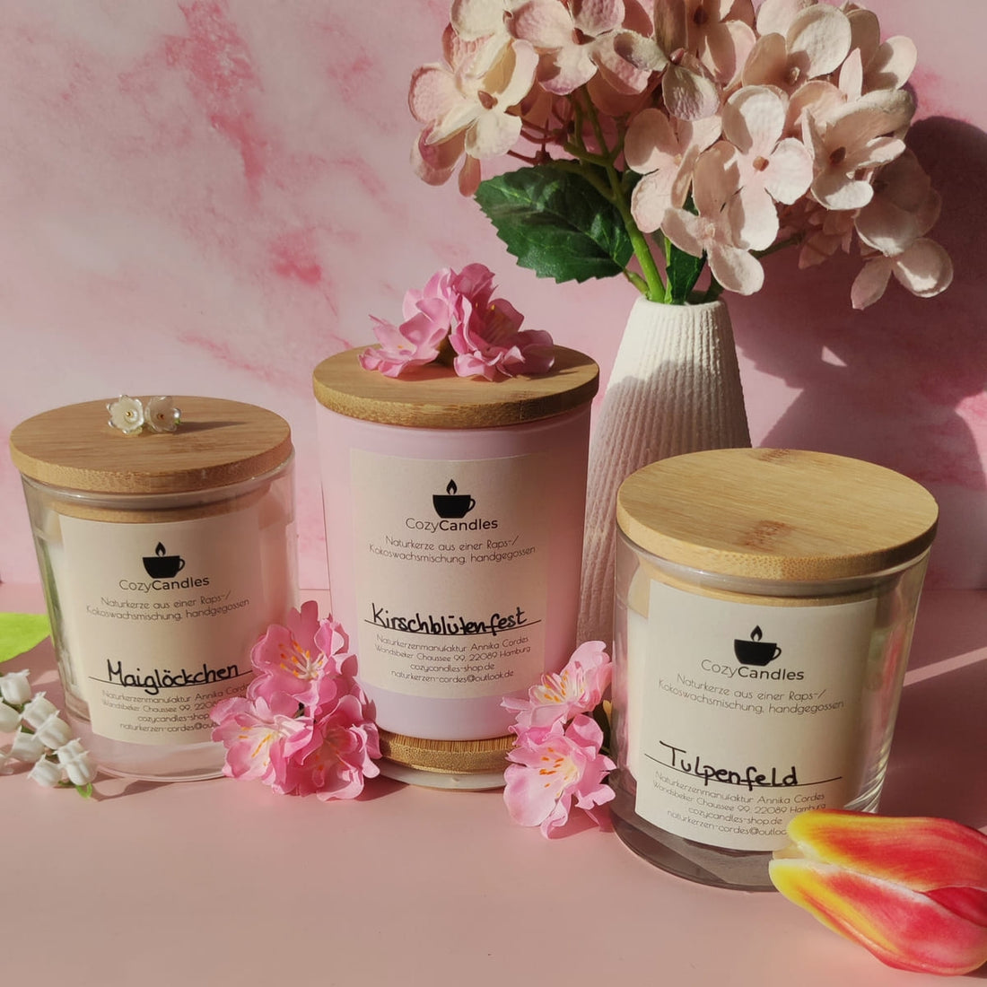 Lerne die Duftkerzen Frühjahrs-Kollektion 2026 kennen