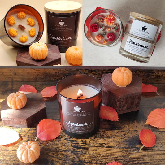 Duftkerze Herbst-Trio