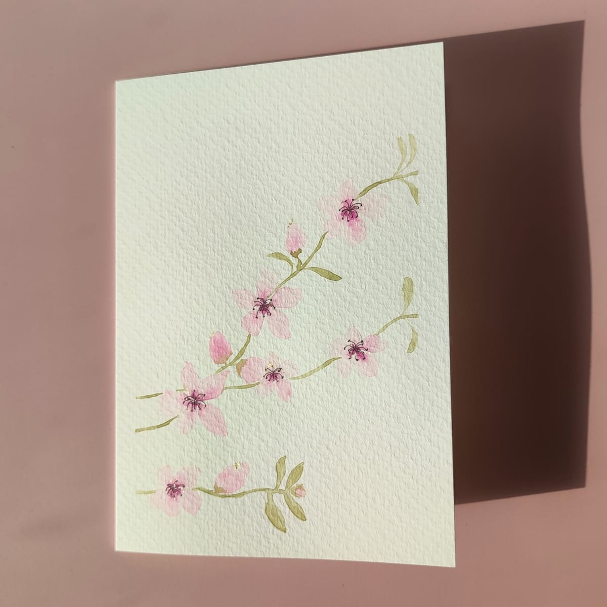 Klappkarte "Kirschblüten"