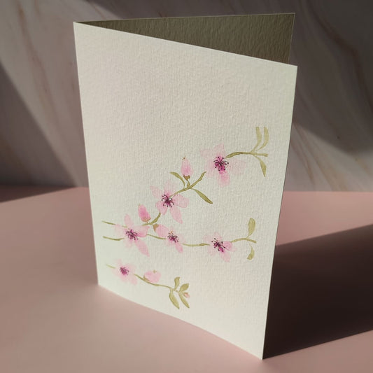 Klappkarte "Kirschblüten"