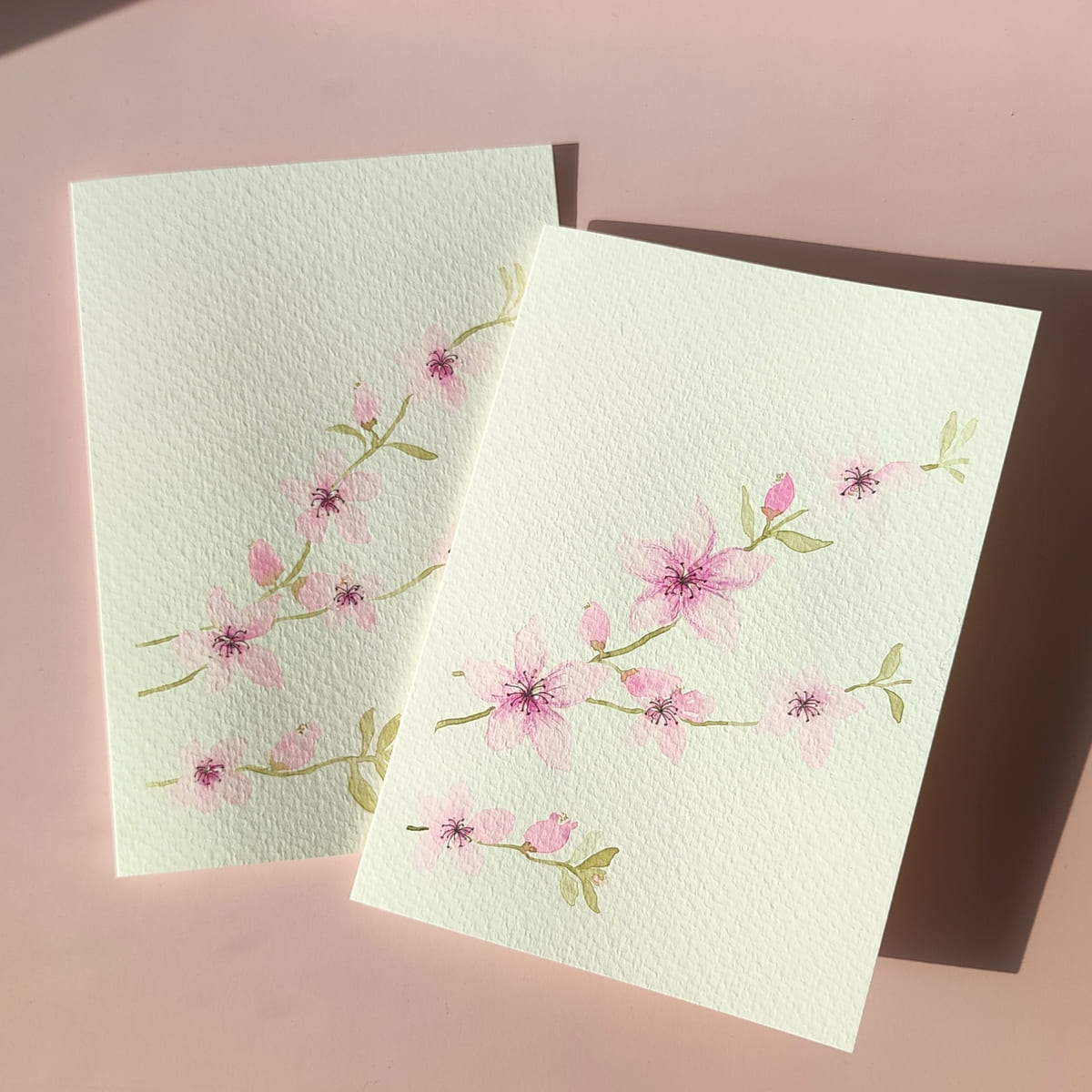 Klappkarte "Kirschblüten"
